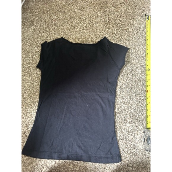 Vintage Hollister Embroidered Big Logo Y2K Fitted Short Sleeve Shirt Palm Tree M - Picture 7 of 7